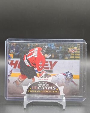2021-22 Upper Deck PROGRAM OF EXCELLENCE Canvas #C266 Patrice Bergeron