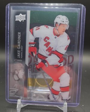 2021-22 Upper Deck Series 2 Jake Gardiner Clear Cut #283 - Carolina Hurricane