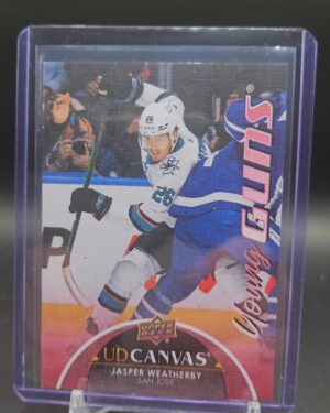 2021-22 Upper Deck Series 2 Young Guns Canvas Jasper Weatherby #C238