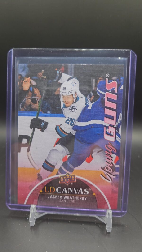 2021-22 Upper Deck Series 2 Young Guns Canvas Jasper Weatherby #C238