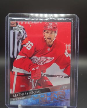 2020-21 Upper Deck Mathias Brome Young Guns Detroit Red Wings