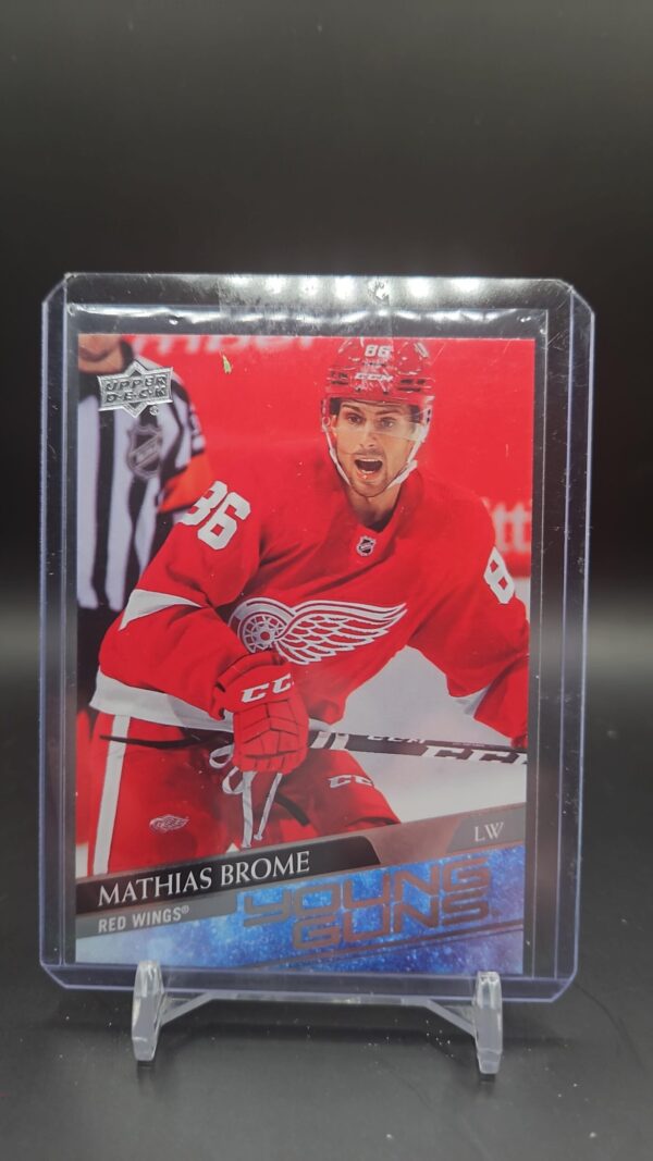 2020-21 Upper Deck Mathias Brome Young Guns Detroit Red Wings