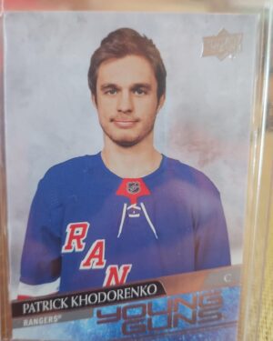 2021-22 Upper Deck Patrick Khodorenko Young Guns #709 UD Extended Series Rookie