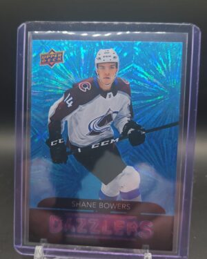 2020-2021 Shane Bowers Blue Dazzler Upper Deck Colorado Avalanche # DZ-62