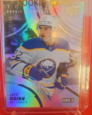 2022-23 Upper Deck Trilogy JACK QUINN Rookie Premieres #/699 Level 2