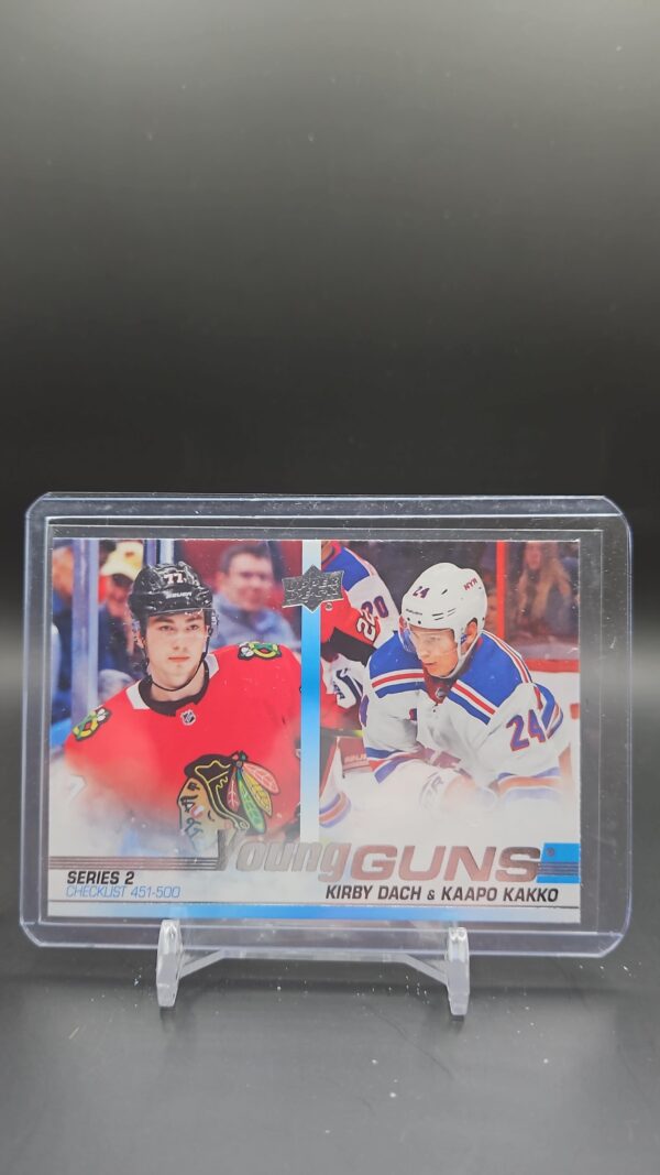 2019-20 Upper Deck Young Guns Checklist Kirby Dach Kaapo Kakko #500 Rookie RC
