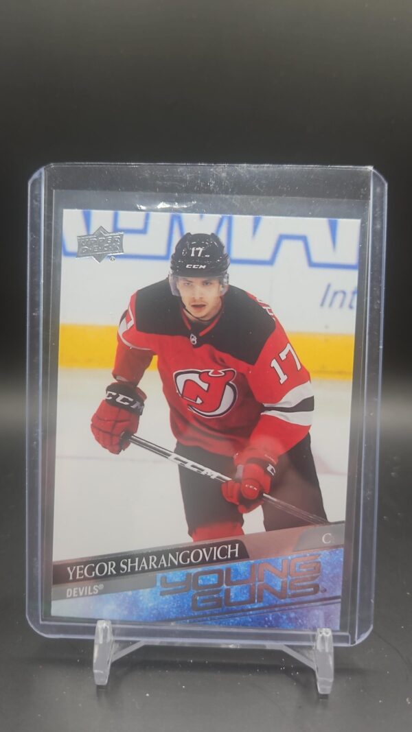 2020-21 Upper Deck Young Guns Yegor Sharangovich Rookie #489