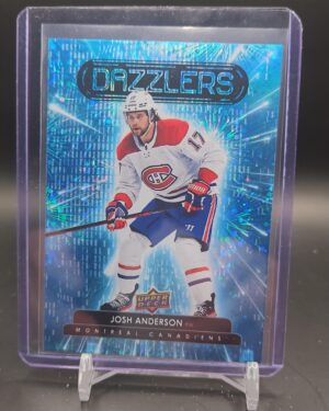 Josh Anderson 2022-23 Upper Deck blue Dazzlers #DZ-4 Montreal Canadiens