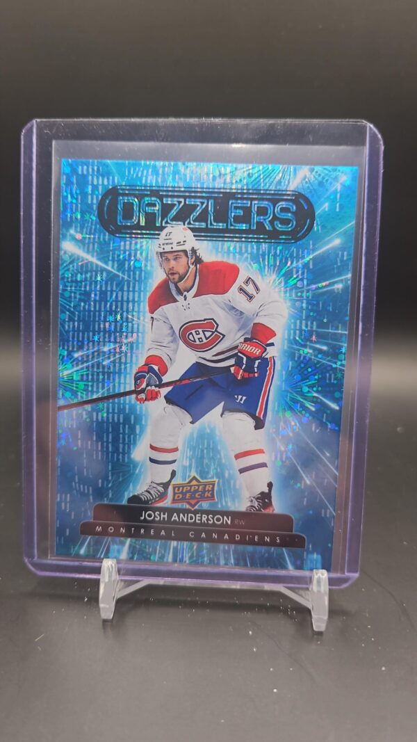 Josh Anderson 2022-23 Upper Deck blue Dazzlers #DZ-4 Montreal Canadiens