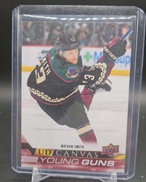 2022-23 Upper Deck Series 2 UD Canvas Young Guns Nathan Smith #C117