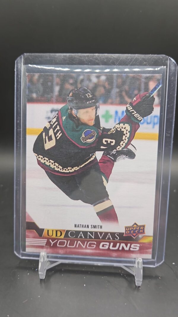 2022-23 Upper Deck Series 2 UD Canvas Young Guns Nathan Smith #C117