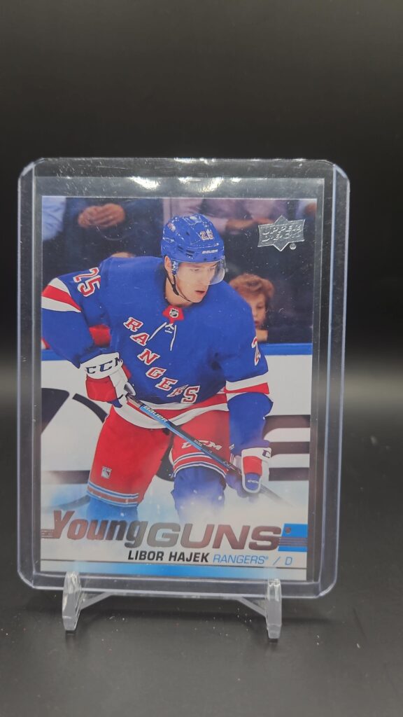 2019-20 Upper Deck Series 1 Young Guns #240 Libor Hajek rookie, New York Rangers, mint