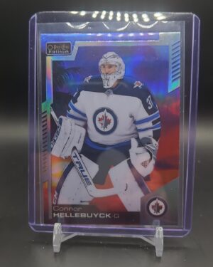 2020-21 O-Pee-Chee Platinum SUNSET Connor Hellebuyck #114