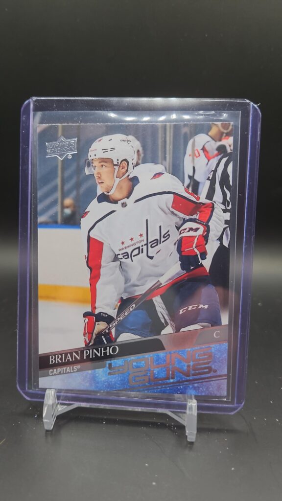 2020-21 Young Guns Brian Pinho #475 Capitals rookie card