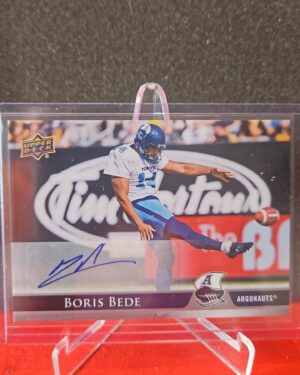 2021 Upper Deck Autograph Boris Bede #71 Toronto Argonauts