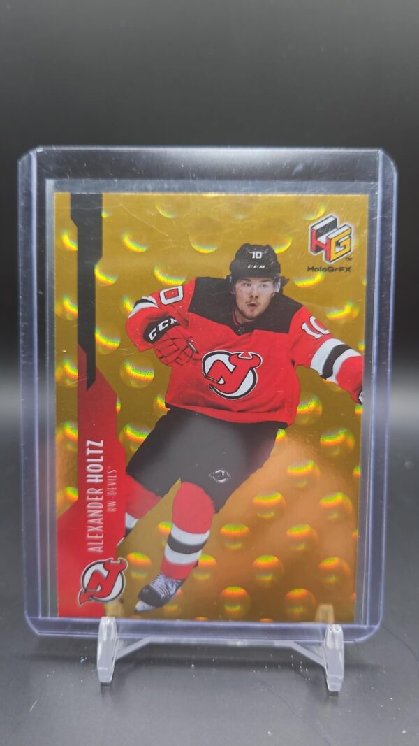 2021-22 Upper Deck HoloGrFx RC GOLD Alexander Holtz New Jersey Devils #HG-18