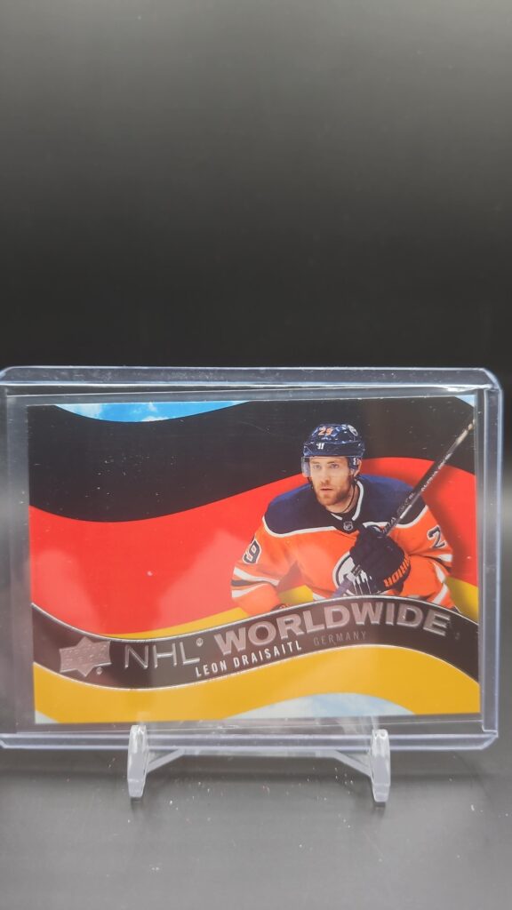 Leon Draisaitl, NHL Worldwide, 2020-21, Upper Deck, Series 1, #WW-1, Edmonton Oilers