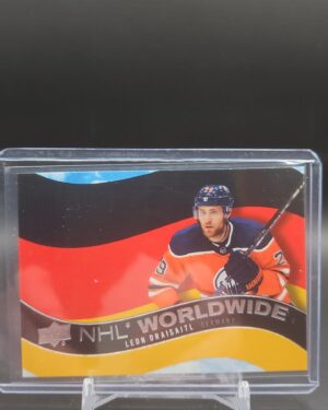 Leon Draisaitl, NHL Worldwide, 2020-21, Upper Deck, Series 1, #WW-1, Edmonton Oilers
