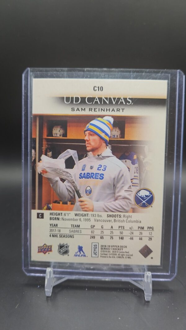 2018-19 Upper Deck UD Series 1 Canvas #C10 Sam Reinhart - Image 2