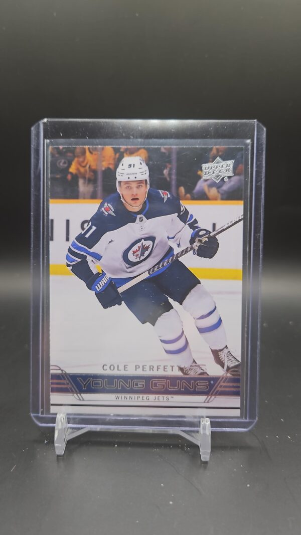 2021-22 Upper Deck Extended COLE PERFETTI Young Guns ‘06 Tribute #T-92 - Jets