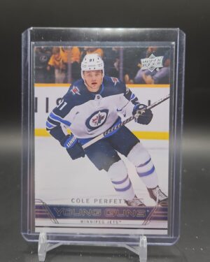 2021-22 Upper Deck Extended COLE PERFETTI Young Guns ‘06 Tribute #T-92 - Jets
