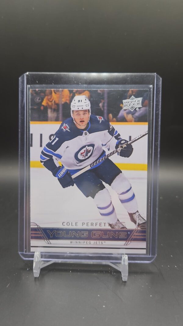 2021-22 Upper Deck Extended COLE PERFETTI Young Guns ‘06 Tribute #T-92 - Jets