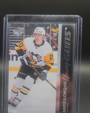 2021-22 Upper Deck Extended Series Young Guns #714 Kasper Bjorkqvist Pittsburgh