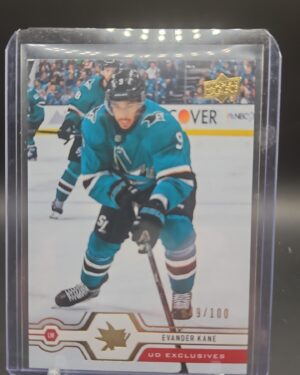 Evander Kane UD Exclusives 2019-20 Parallel Card San Jose Sharks