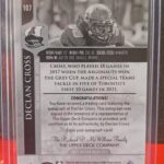 2021 Upper Deck CFL Autograph Auto 107 Declan Cross Toronto Argonauts - Image 2