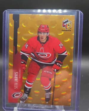 2021-22 Upper Deck Extended Series HoloGrFx Rookies Gold Seth Jarvis Rookie