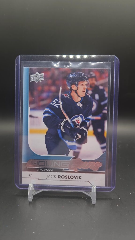 Jack Roslovic, Young Guns, 2017-18, Upper Deck, Series 2, Rookie Card, #240, Winnipeg Jets