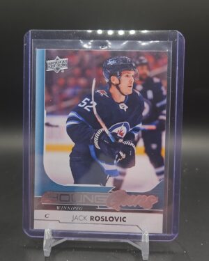 Jack Roslovic, Young Guns, 2017-18, Upper Deck, Series 2, Rookie Card, #240, Winnipeg Jets
