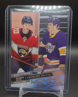 2020-21 UD Extended Kaliyev-Heponiemi Young Guns Checklist #730