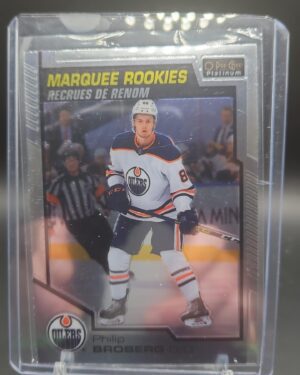 Philip Broberg 2020-21 O-Pee-Chee Platinum Marquee Rookies #190 Edmonton Oilers