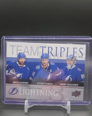 Tampa Bay Lightning, Team Triples, 2019-20, Upper Deck, Series 1, #TT-4