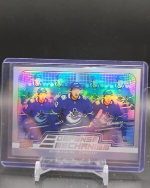 2022-23 Upper Deck UD Series 1 Defense Mechanism DM-8 Quinn Hughes