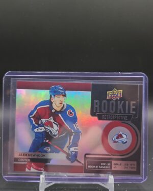 2022-23 Upper Deck Series 1 Alex Newhook Rookie Retrospective #RR-16 Avalanche