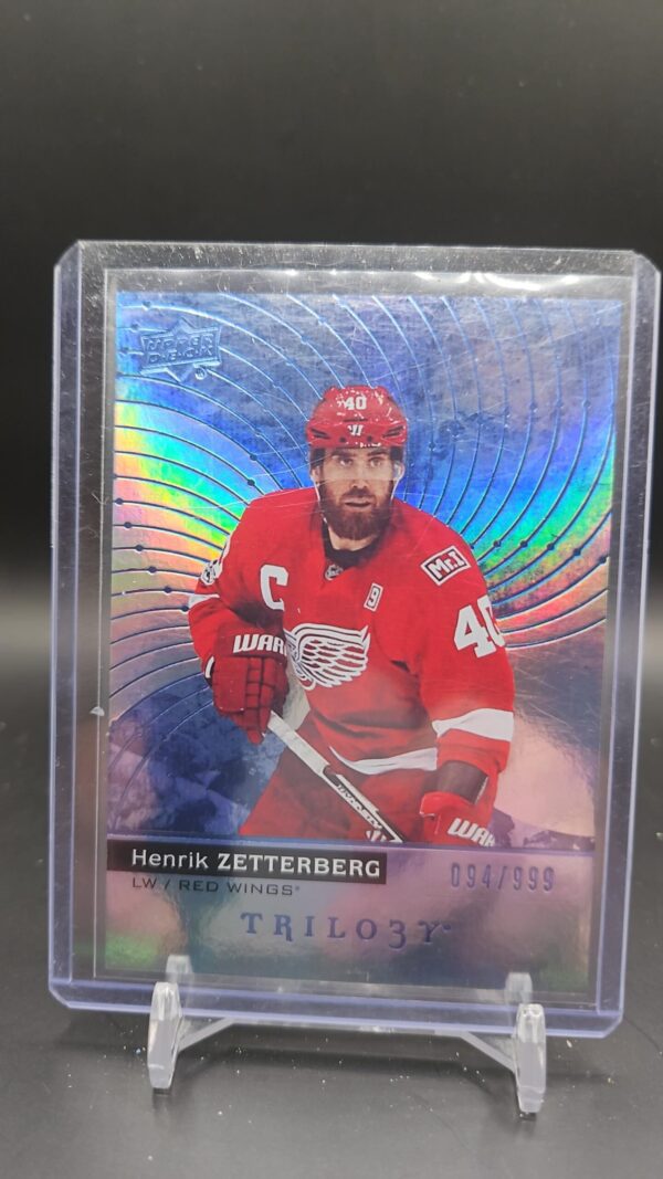 Henrik Zetterberg 2017-18 Trilogy Blue /999 #11 Detroit Red Wings