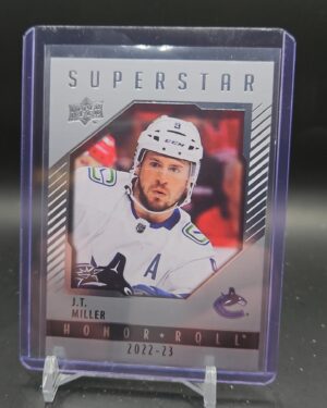 2022-23 Upper Deck Series 1 Superstar Honor Roll J.T. Miller HR-31 Vancouver Canucks hockey card