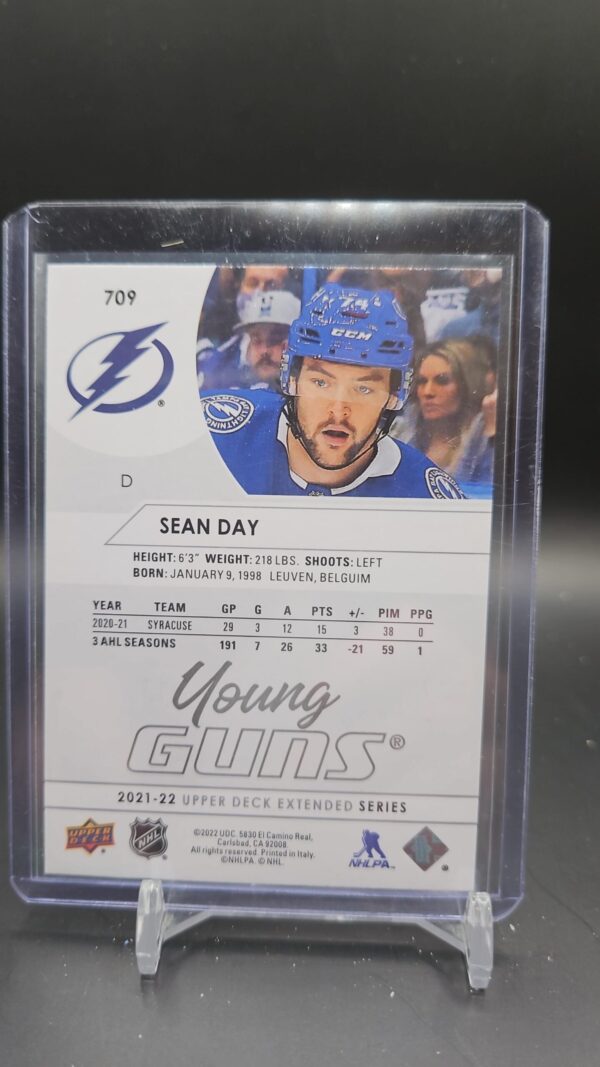 2021-22 Upper Deck Extended Series Young Guns Sean Day #709 - Image 2