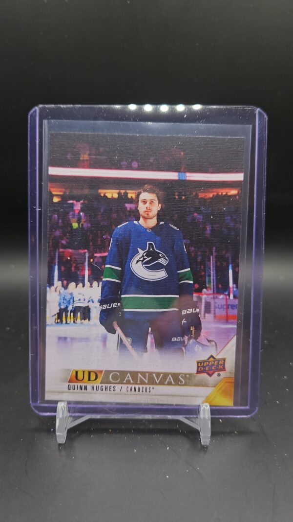 2022-23 Upper Deck Series 1 UD Canvas Quinn Hughes #C81