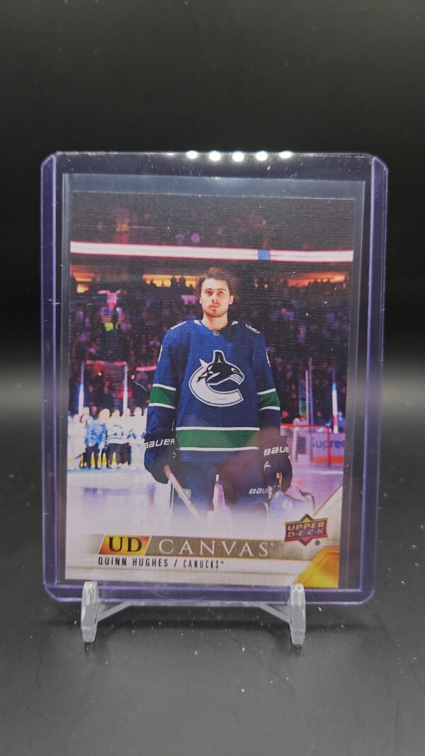 2022-23 Upper Deck Series 1 UD Canvas Quinn Hughes #C81
