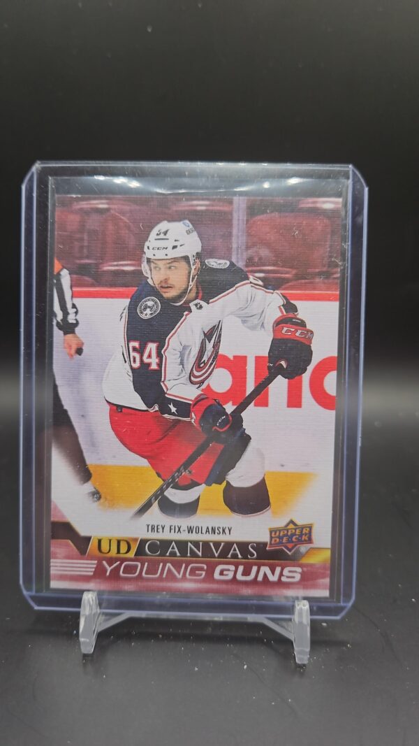 2022-23 Upper Deck Series 1 Young Guns Canvas #C101 Trey Fix-Wolansky