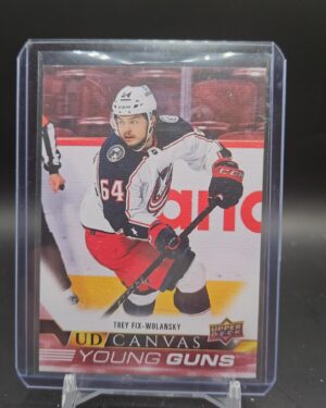2022-23 Upper Deck Series 1 Young Guns Canvas #C101 Trey Fix-Wolansky