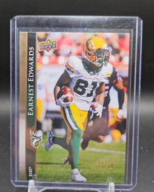 2021 Upper Deck Gold Earnest Edwards #91 /50 Edmonton Elks