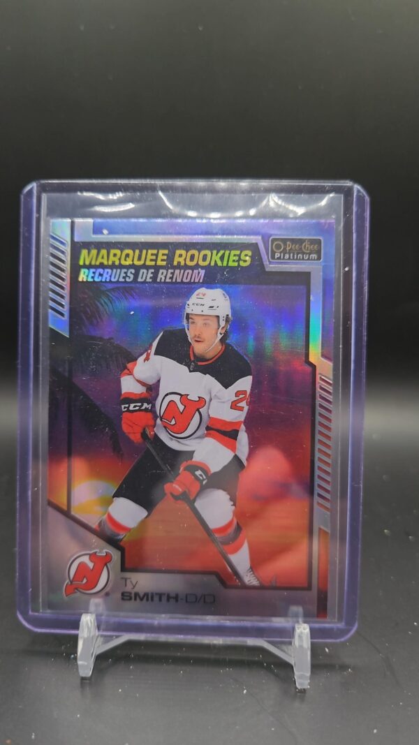2020-21 O-Pee-Chee Platinum Marquee Rookies Sunset Ty Smith #193 Rookie RC