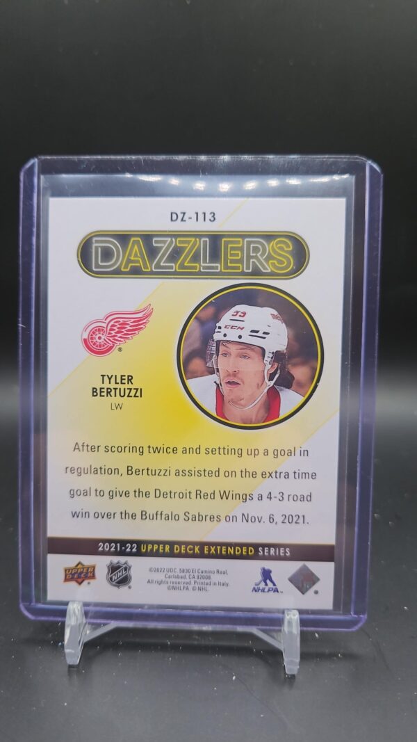 2020-21 Upper Deck Dazzlers Pink Tyler Bertuzzi #DZ-69 - Image 2