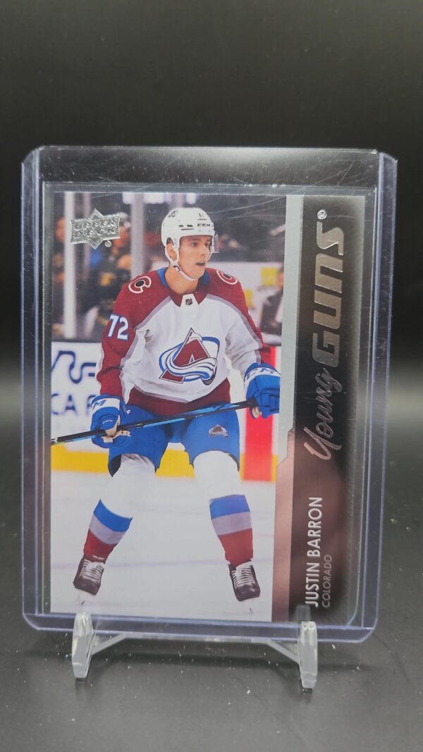 2022-23 Upper Deck Young Guns Justin Barron Rookie Colorado Avalanche #744