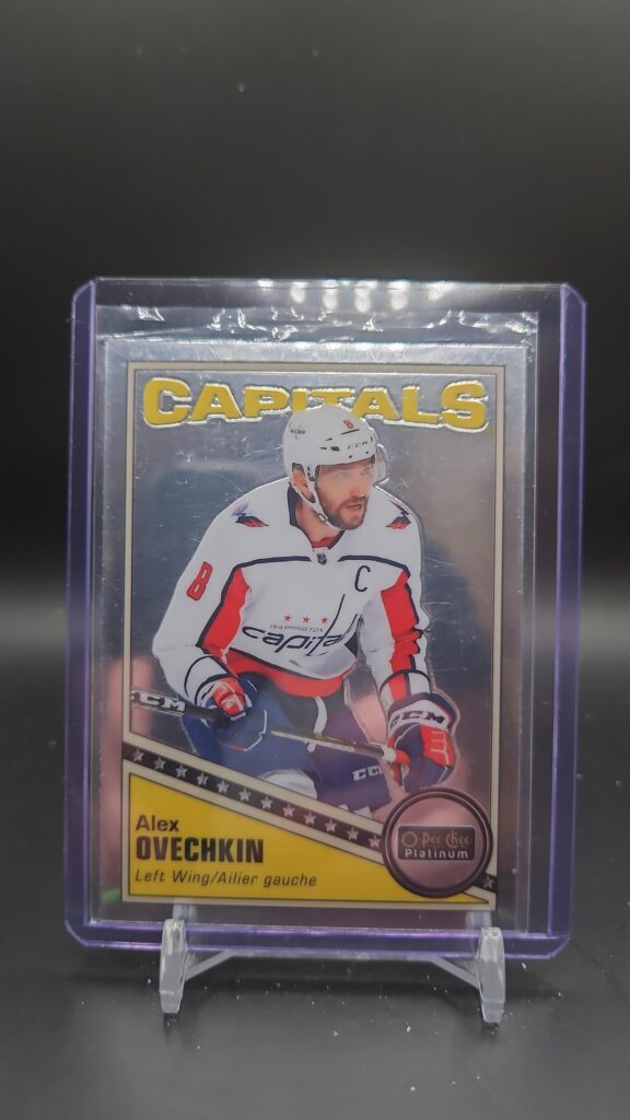 2019-20 Platinum Retro Alex Ovechkin #R-40 Capitals card