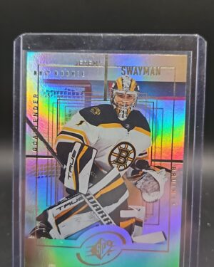 2021-22 Upper Deck SPx Retro Jeremy Swayman #SPX-32